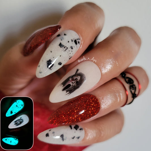 Halloween Horror Decals For Nails- It’s All Fun And Games