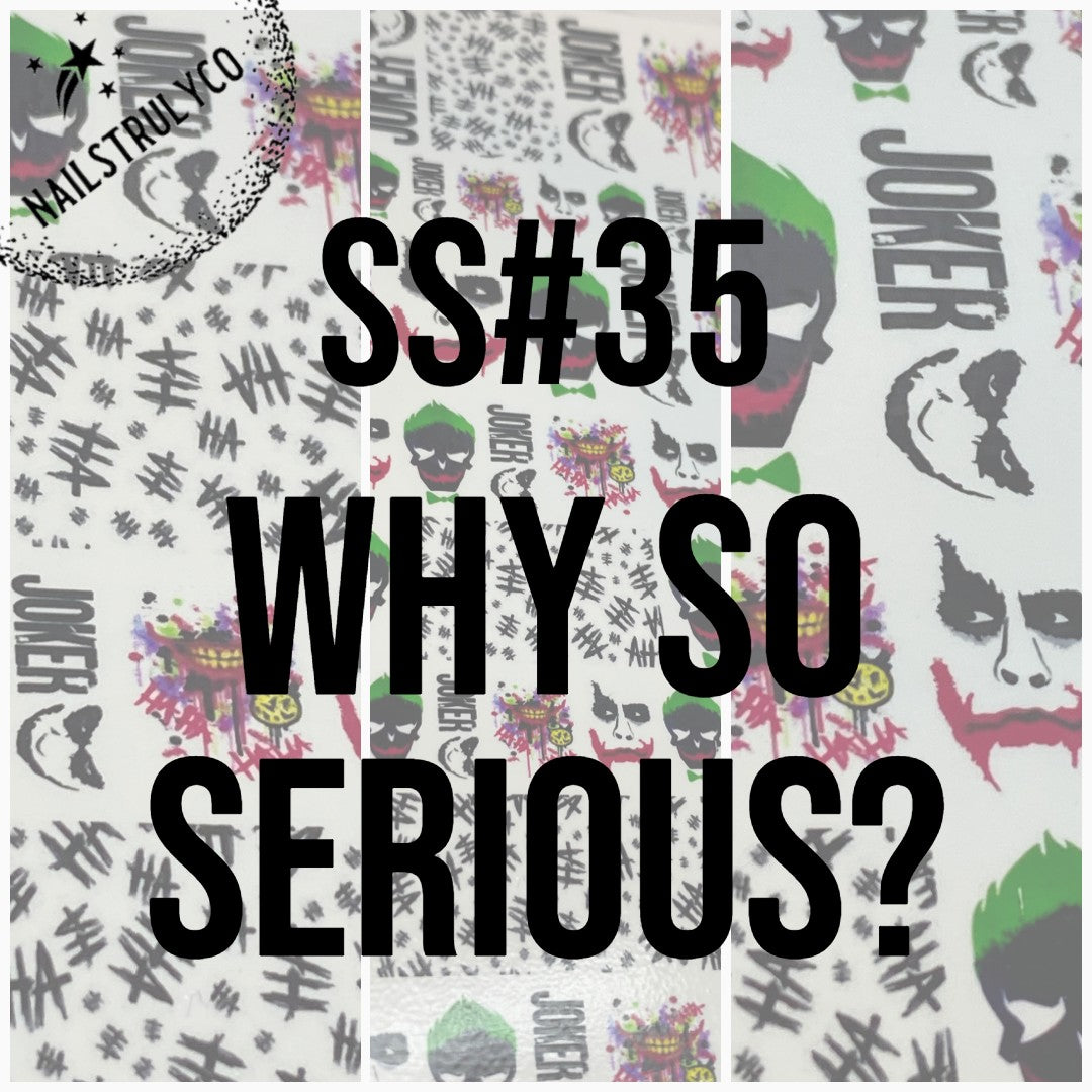 Easy Nail Art At Home - Why So Serious?- SS#35