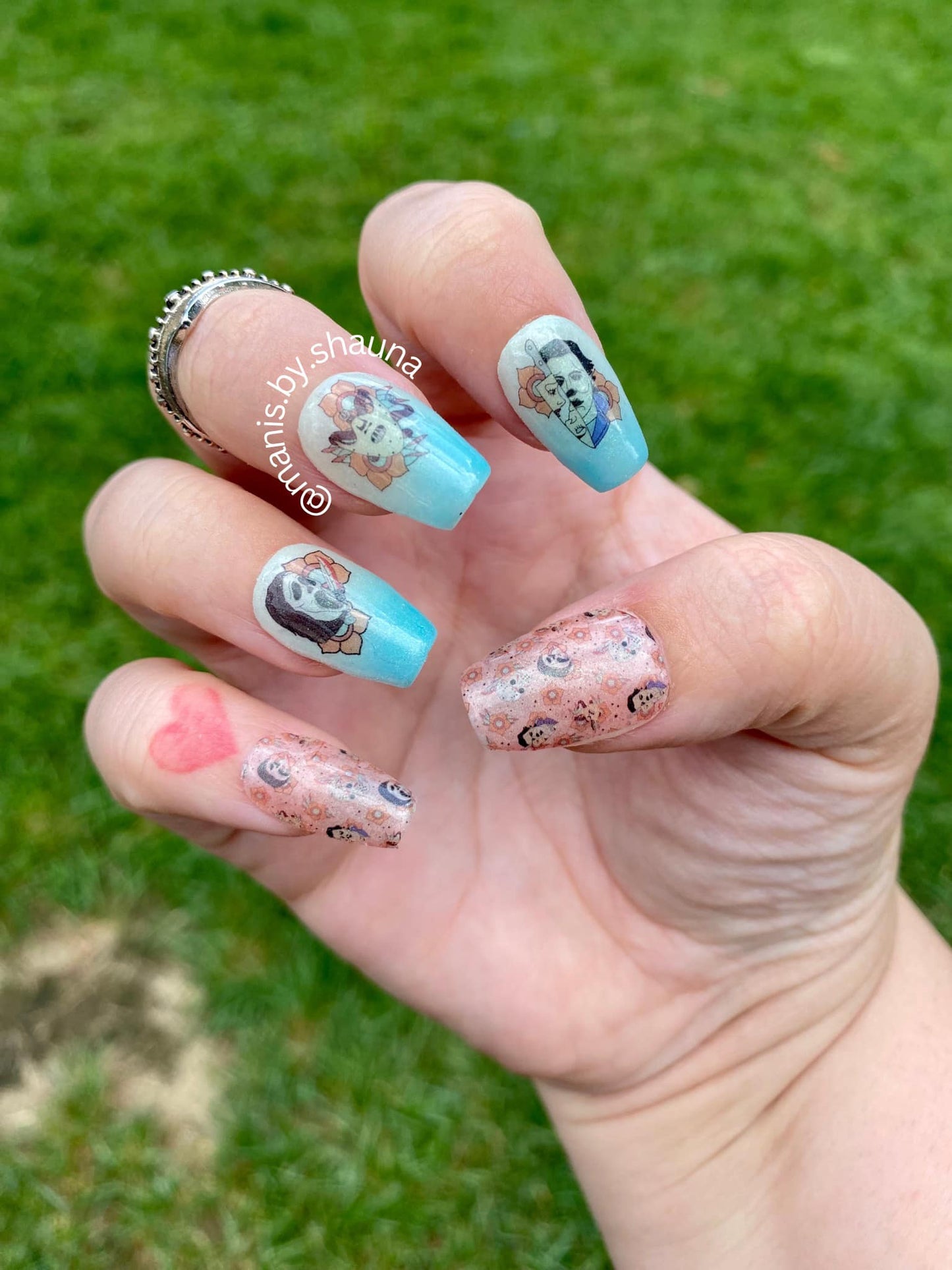 Halloween Decals For Nails- Retro Horror Vibes