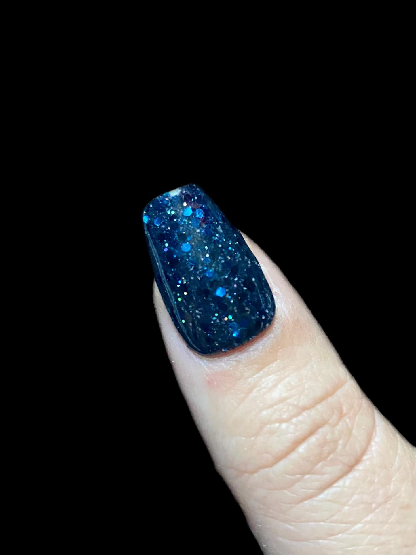 Christmas Glow Nails Dip- Comet