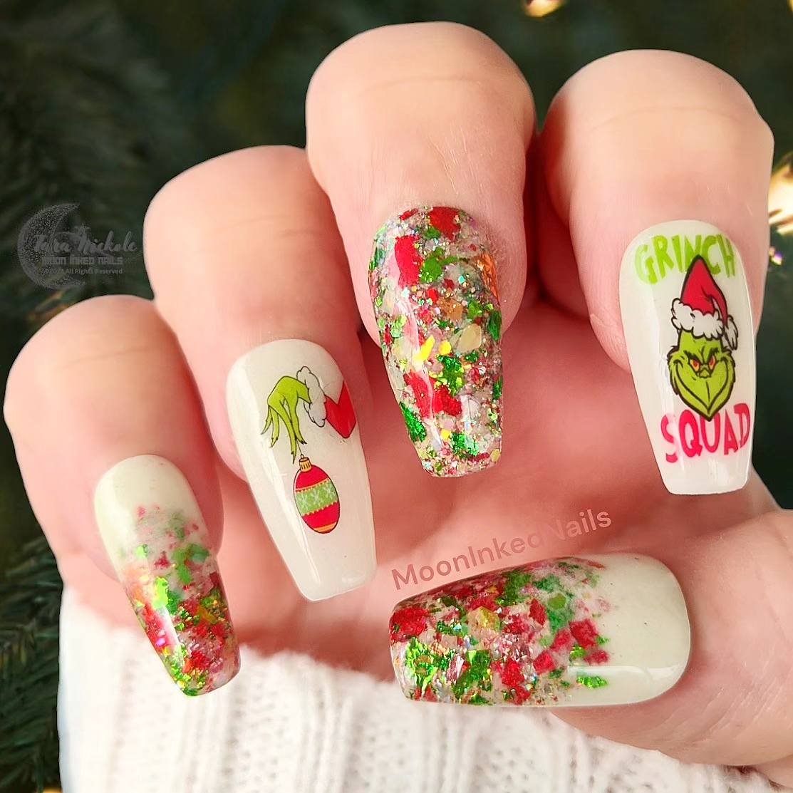 Christmas Movie And Chill- Decals For Nails-Maybe Christmas doesn't come from a store.- The Grinch