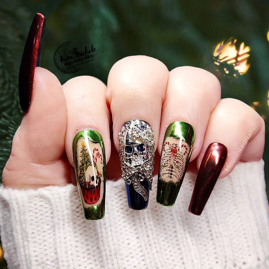 Have A Very Merry Emo Christmas - Decals For Nails