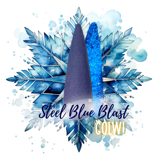 Steel Blue Blast- Winter GLOW Dip