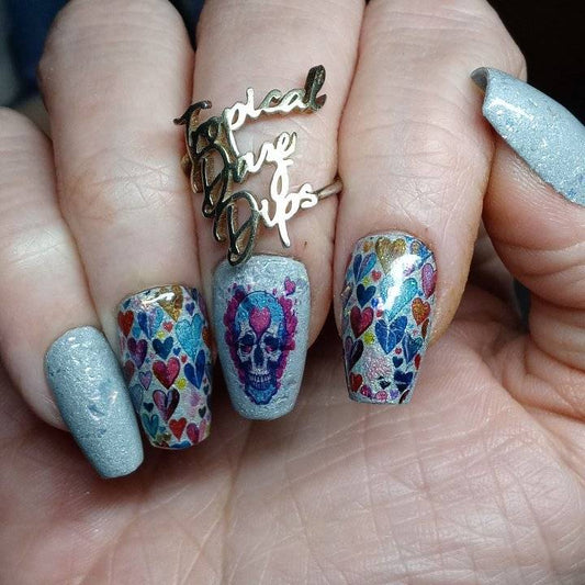Valentines Day Nail Art-Color Me Love