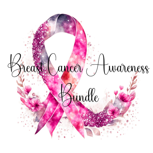 Awareness Nails | Breast Cancer | Nail Art Bundle