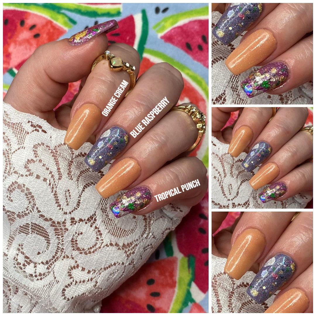 Dip Powder Nails | Summer Nails | Nails Truly | Tropical Punch