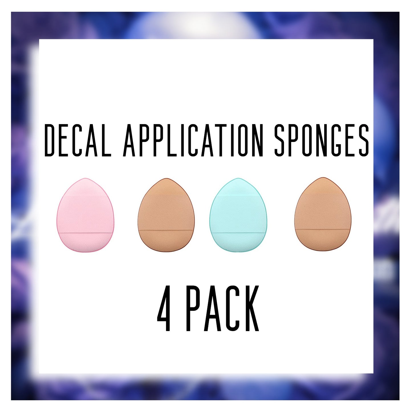 4 Pack Of Application Sponges