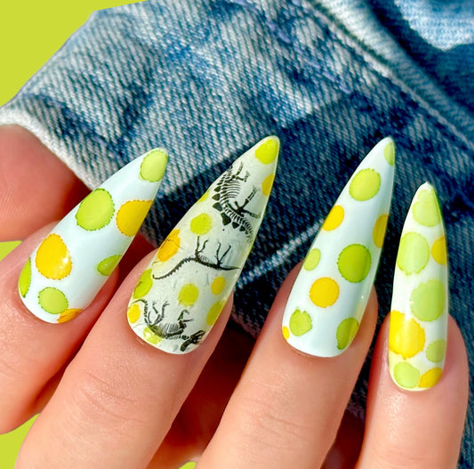 Walk The Dinosaur - D.I.Y. Nail Art Decals