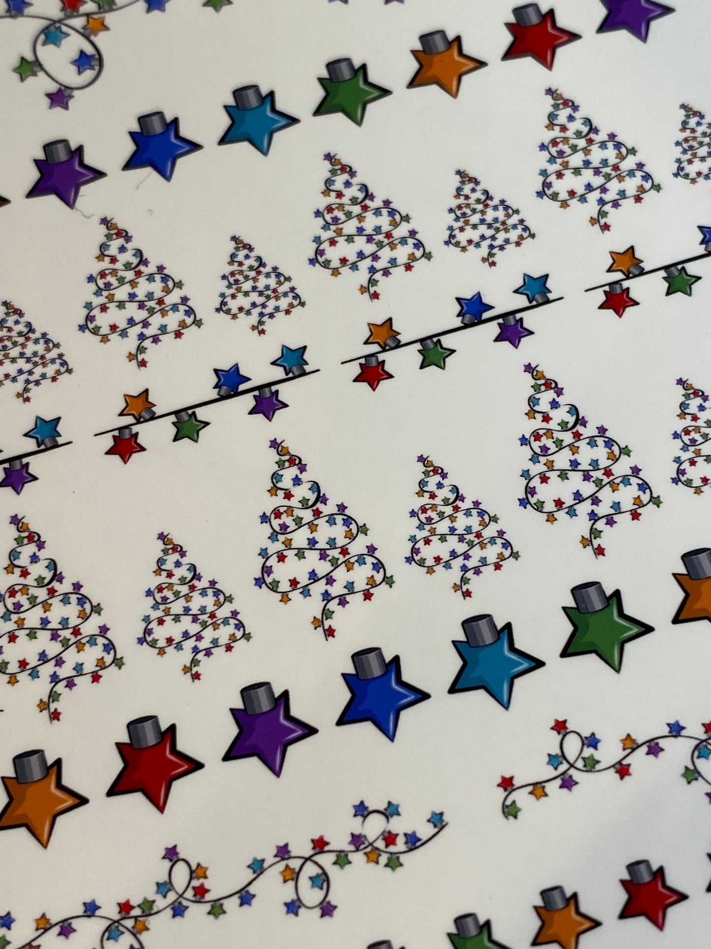 The Christmas Star - Twinkle Light Nail Art