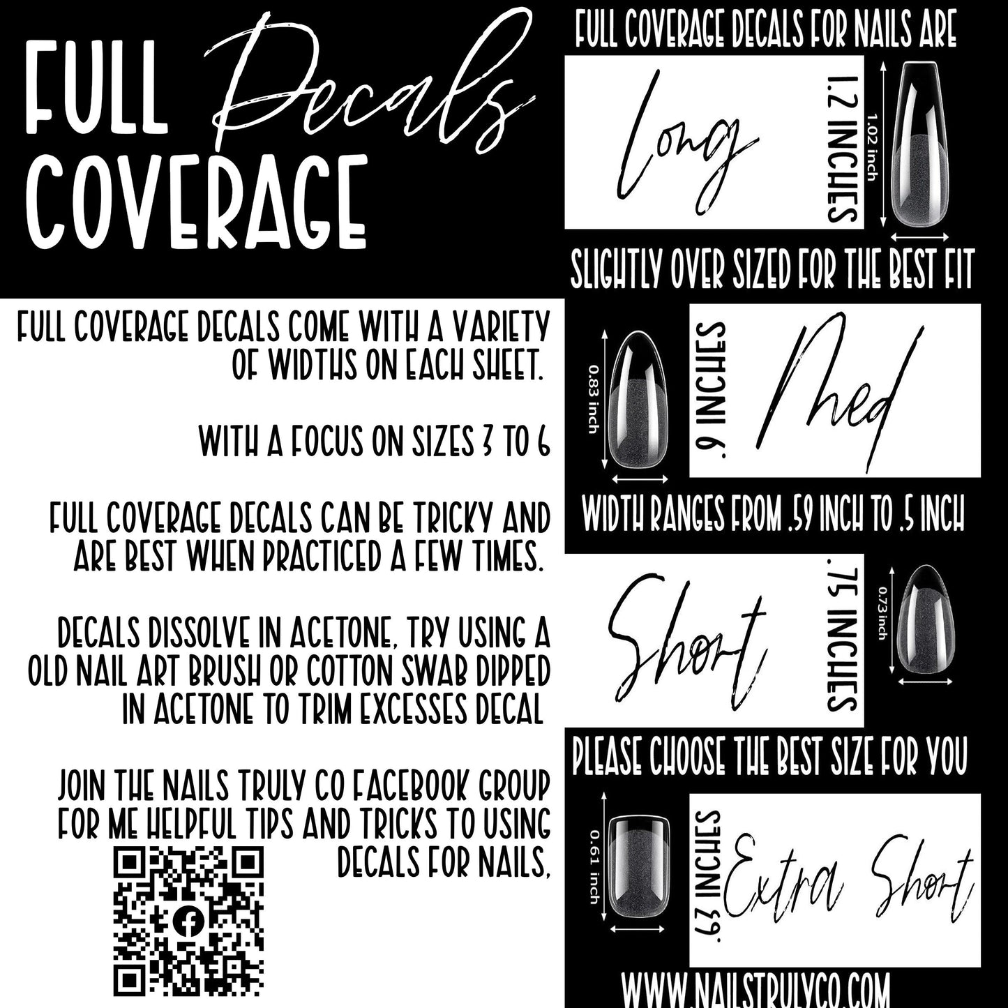 This Party Is On Spot!-  Full Coverage- Decals For Nails