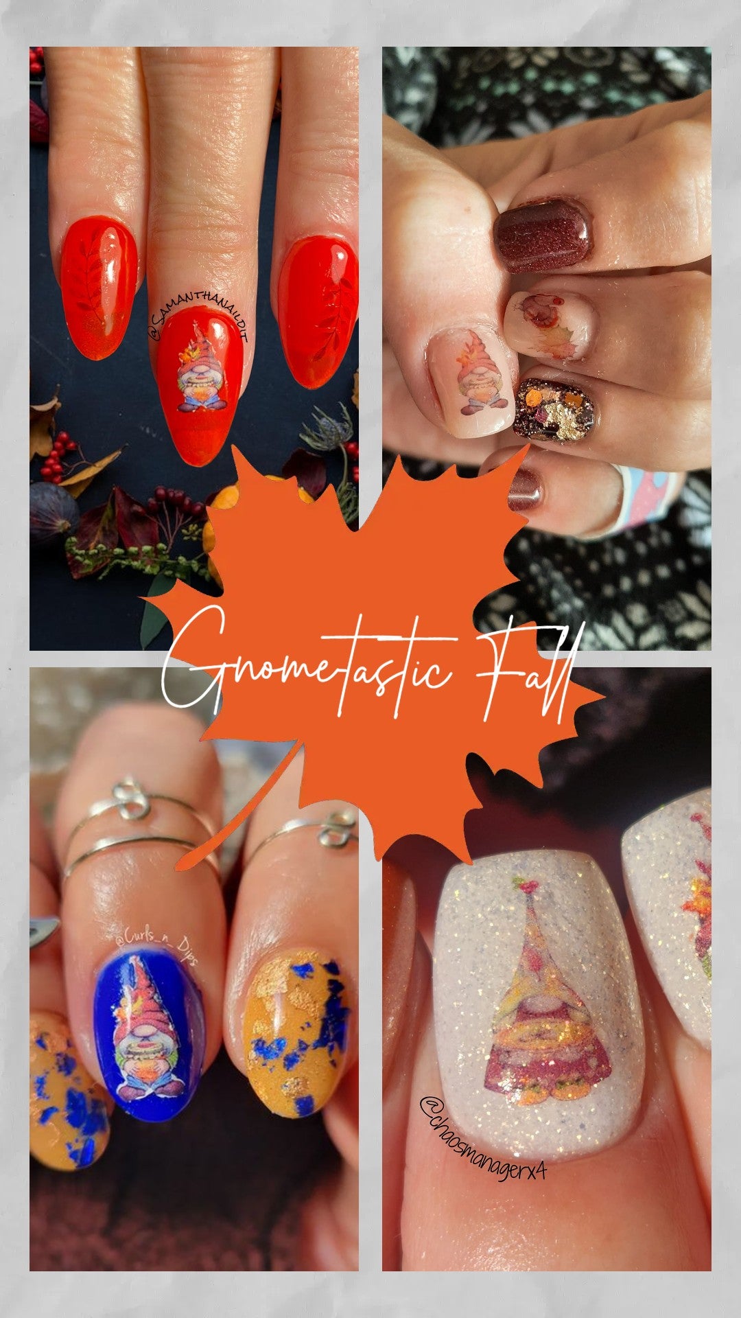 Autumn Manicure. Beautyful Nails Design With Autumn Leaves. Top View. Cozy  Autumn Image. Stock Photo, Picture and Royalty Free Image. Image 136281455.