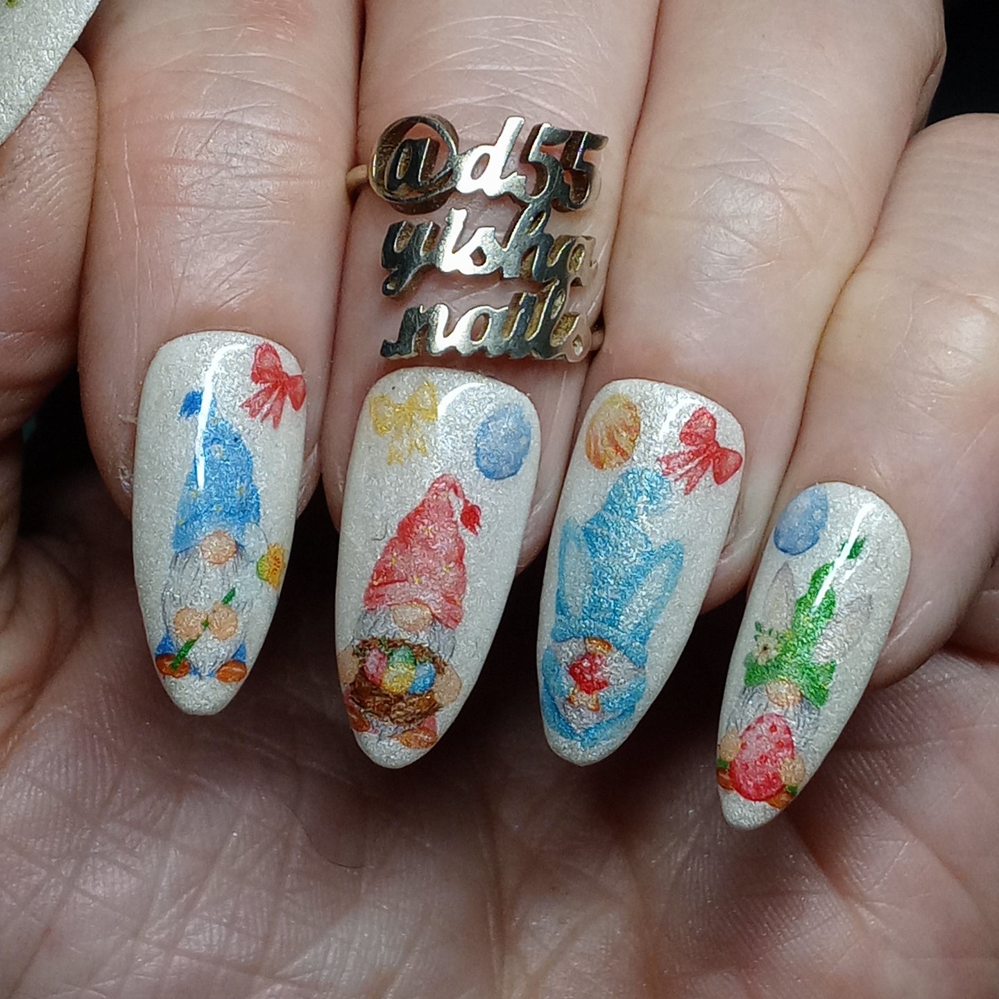 Hey There Gnomie!- Easter Nail Art Decals