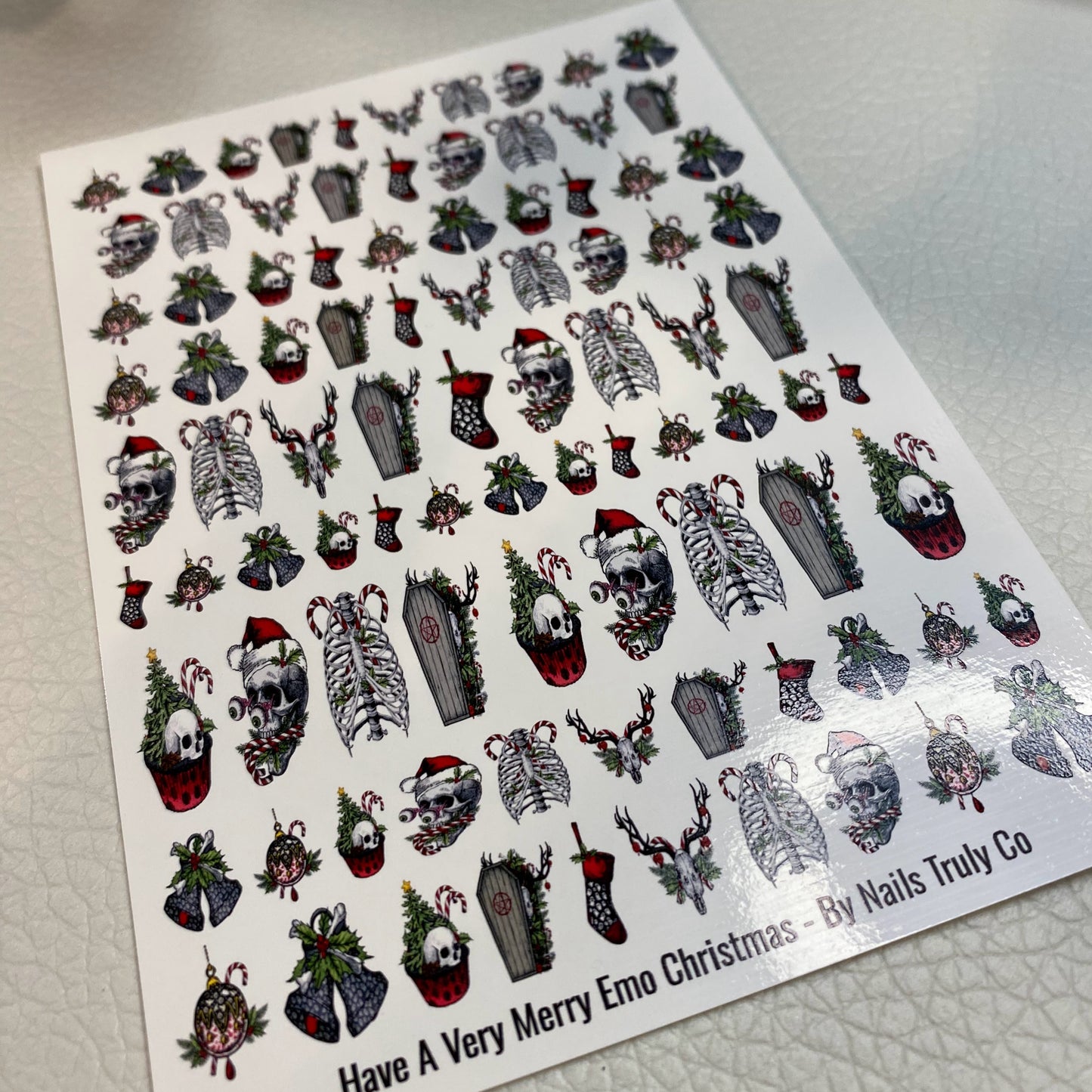 Have A Very Merry Emo Christmas - Decals For Nails