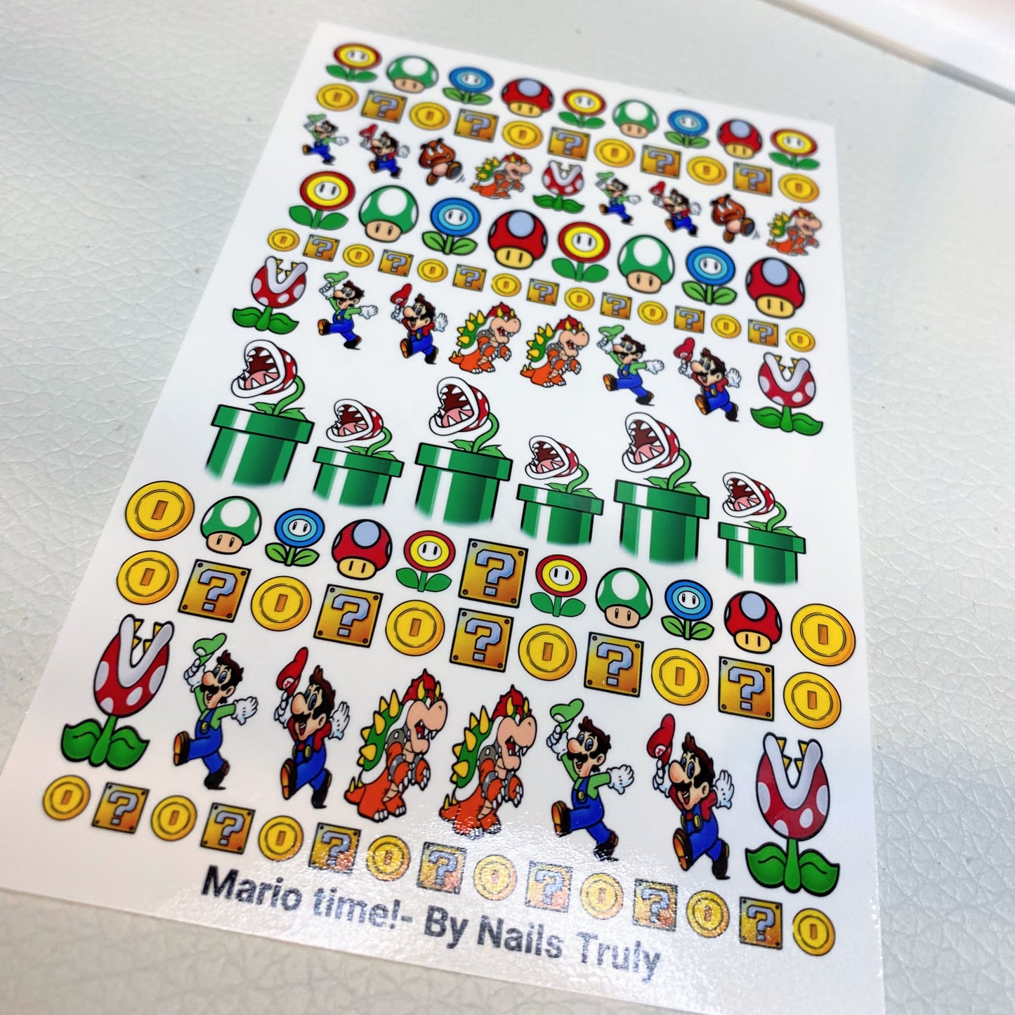 Decals For Nails - Mario Time!