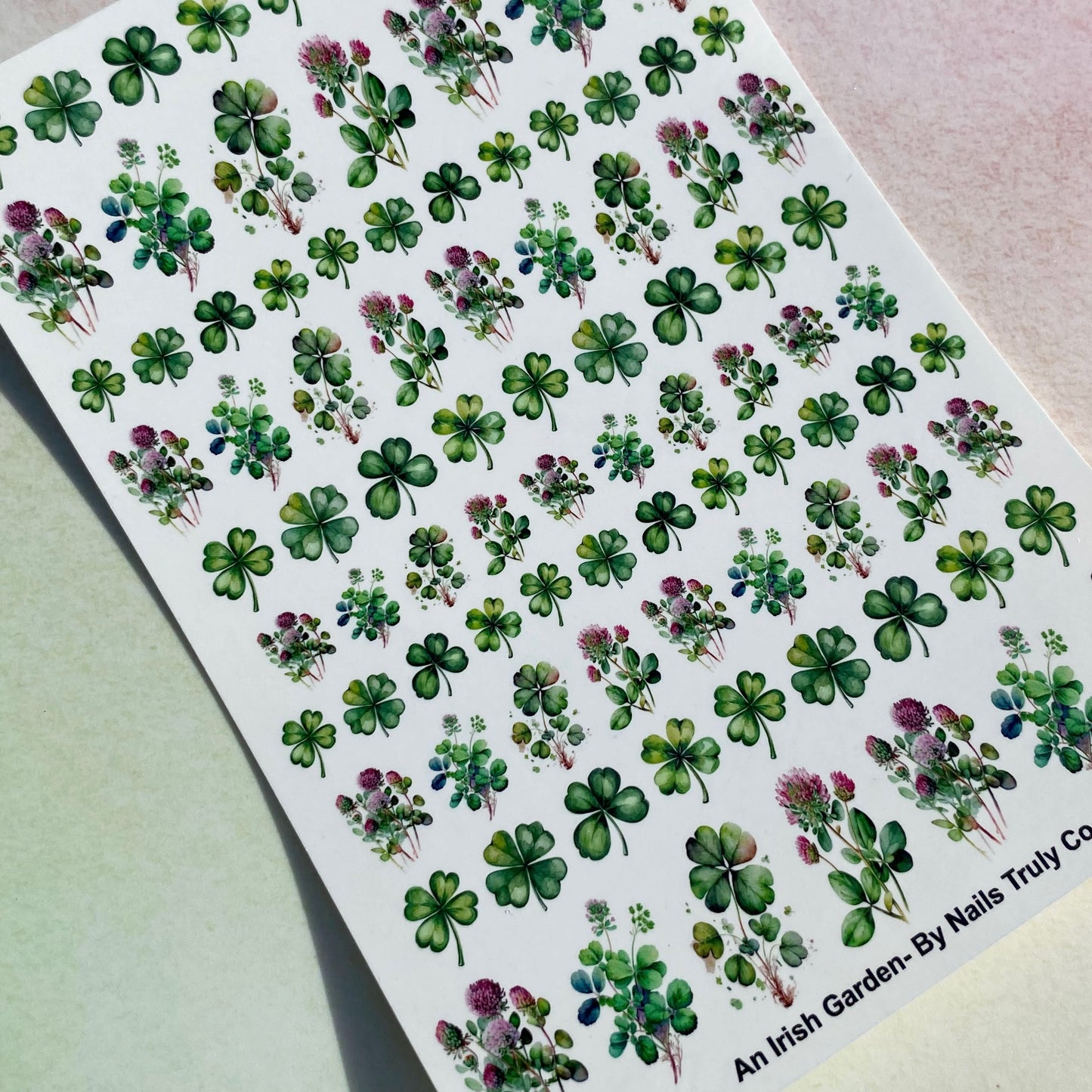 St. Patrick's Day Nail Art - An Irish Garden