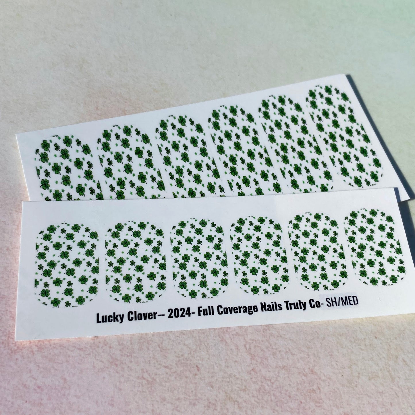 St. Patrick's Day Nail Wrap Decals-Lucky Clover