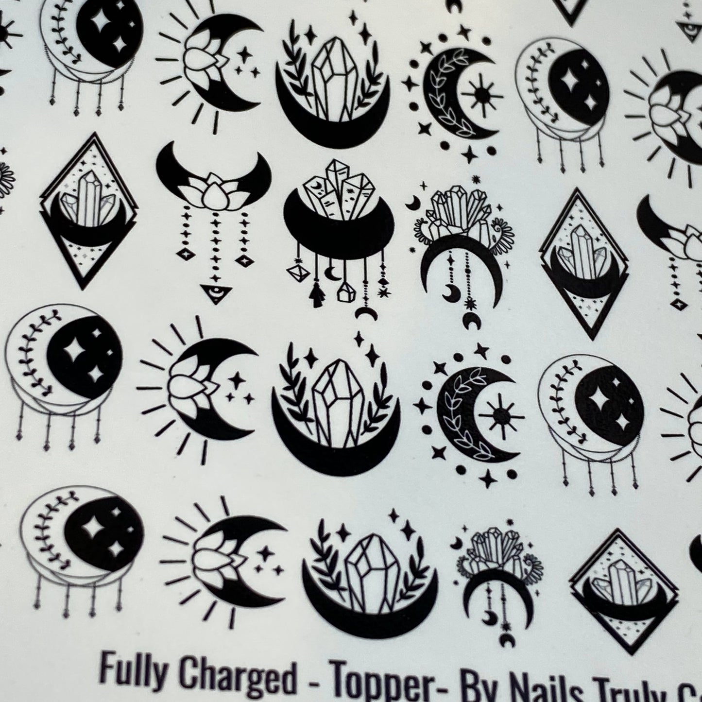 Silhouette Nail Art Topper - Chakra Collection - Fully Charged