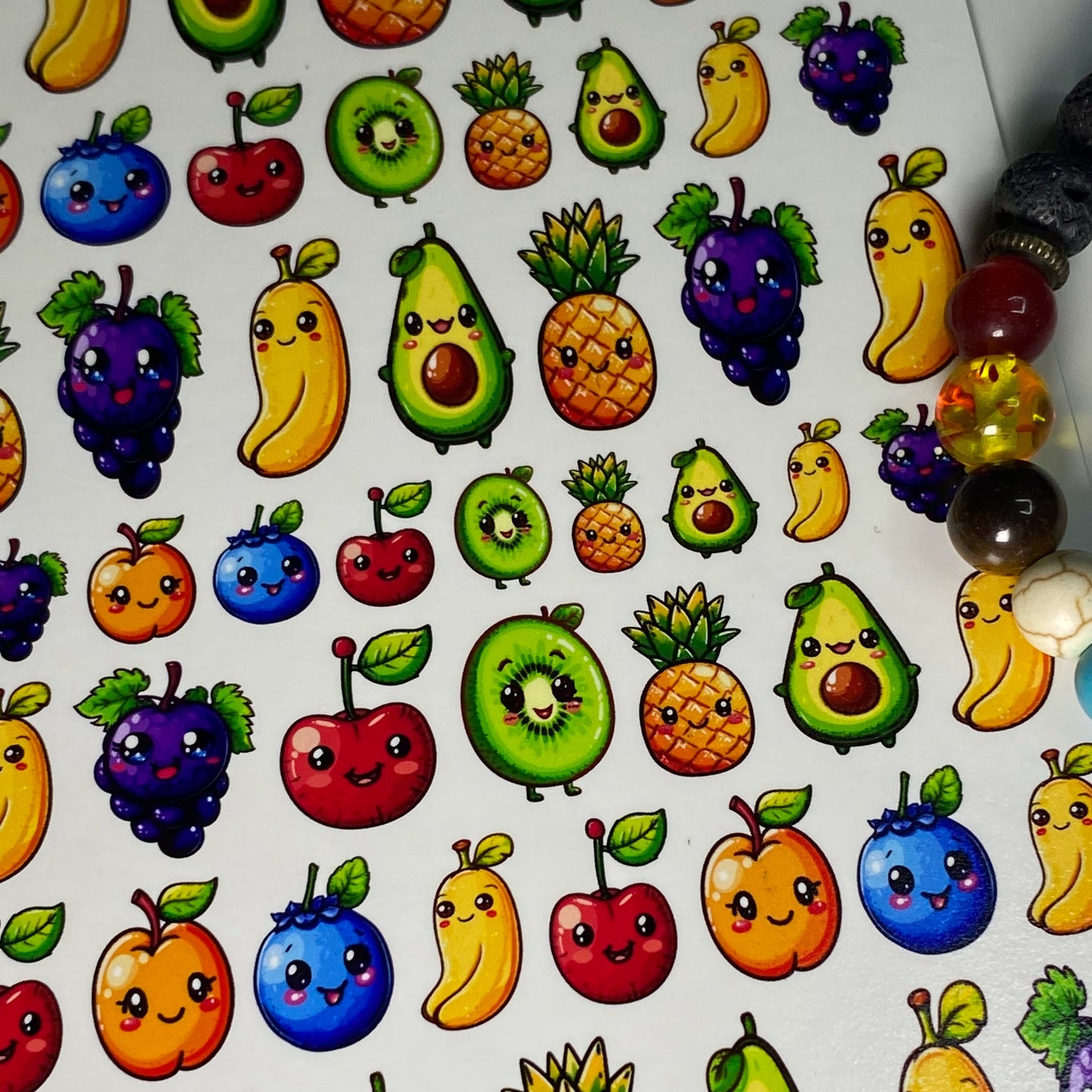 Summer Nails - Kawaii Fruit Nail Art Decals - OOOHHH YEAH! SO FRUITY!