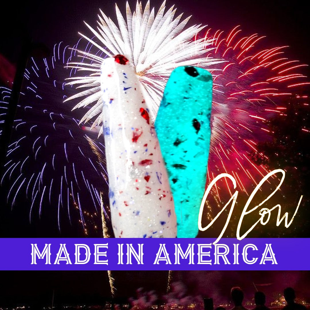 Red, White And Blue- Nail Dip Powder- Made In America