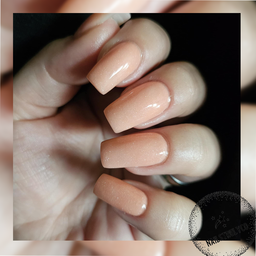 Dip Powder Nails | Summer Nails | Nails Truly | Orange Cream