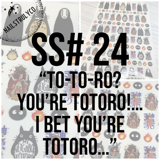 Easy Nail Art At Home - “To-to-ro? You’re Totoro!… I bet you’re Totoro…”- SS# 24