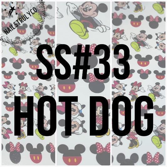 Easy Nail Art At Home - Hot Dog- SS#33