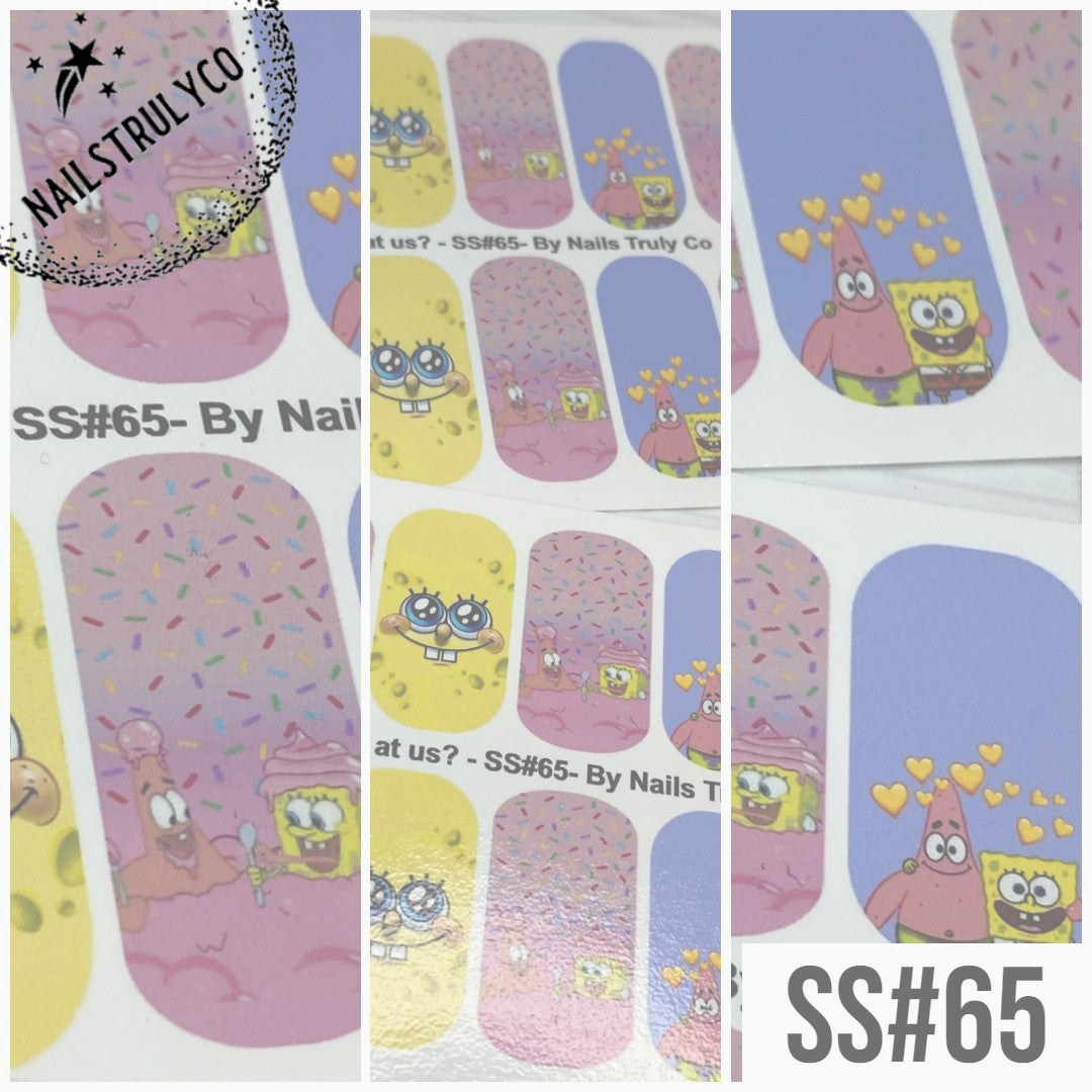 Waterslide Nail Wrap - Are they laughing at us? - SS#65