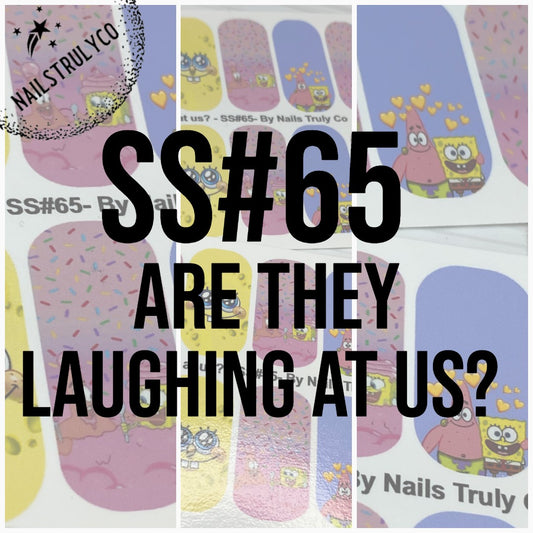 Waterslide Nail Wrap - Are they laughing at us? - SS#65