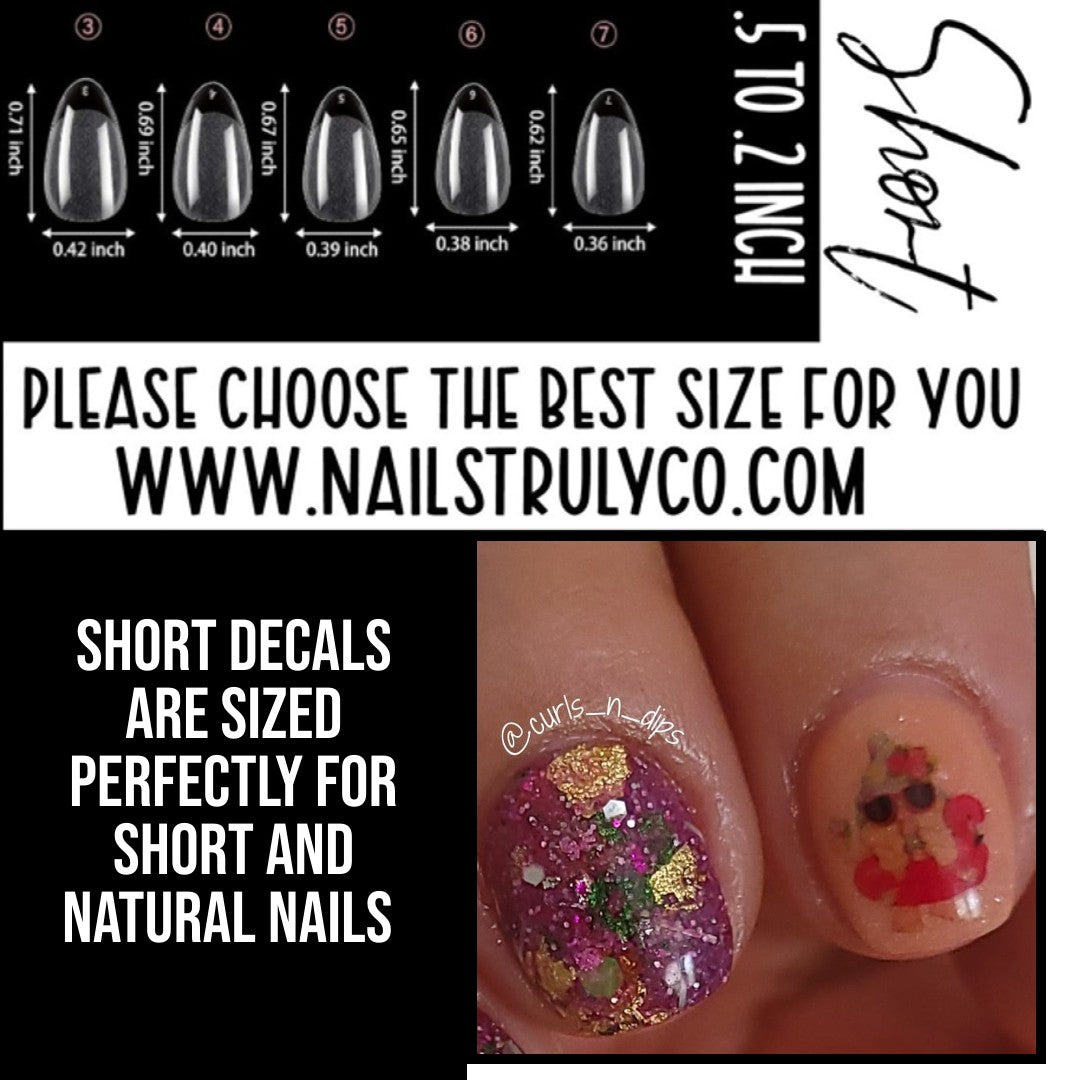 Summer Nails - Short Nail Art- Surfs Up!