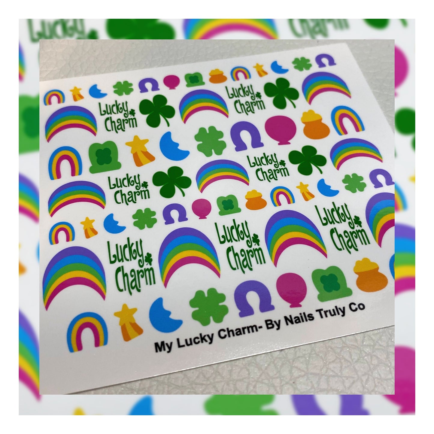 Oh My Lucky Charms! Nail Decal Application Bundle