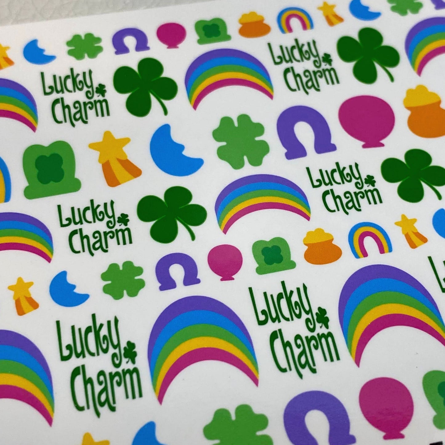 Lucky Charms Nail Art- The Cutest Lucky Charms