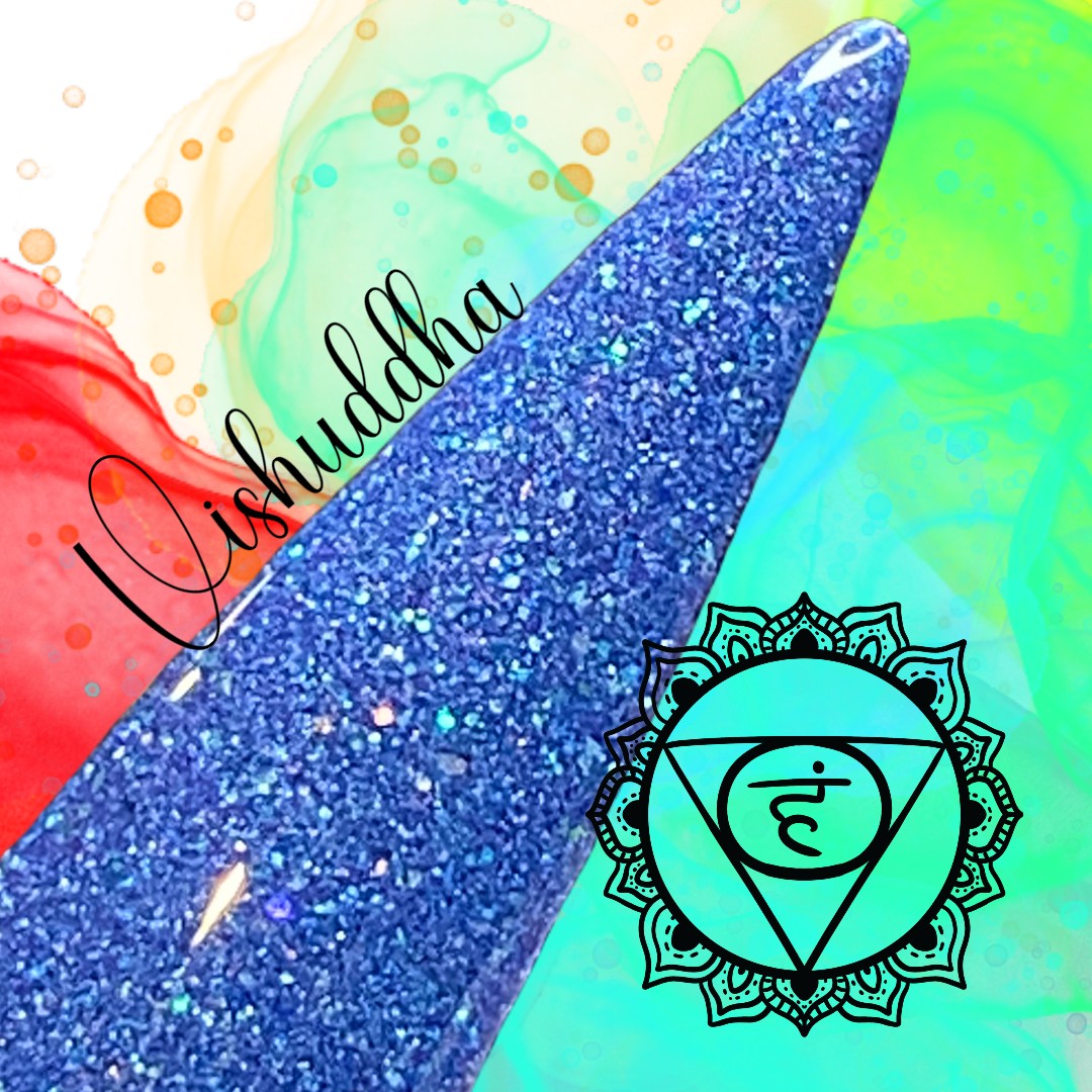 Acrylic Dip Powder For Nails- Chakra Collection- Vishuddha