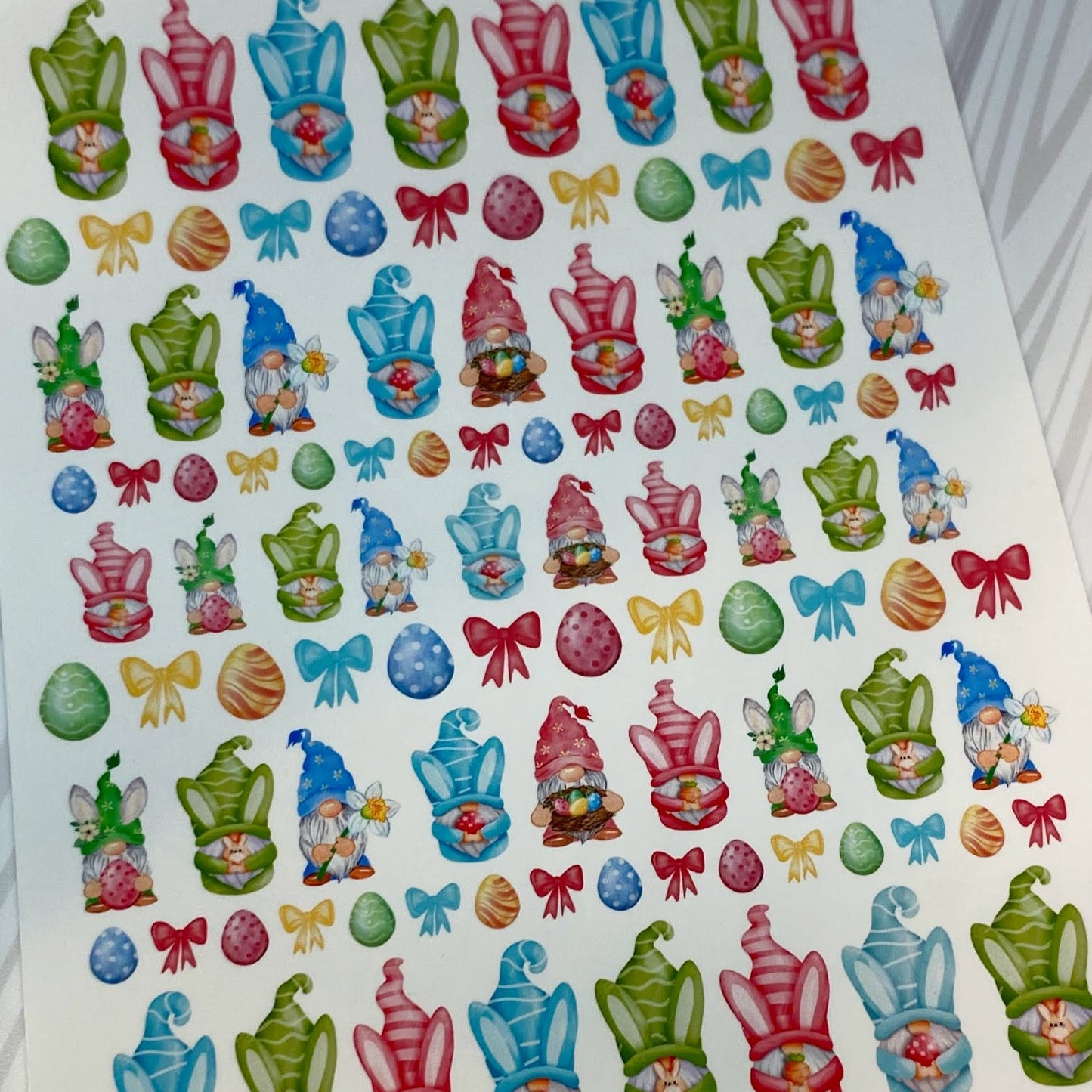 Hey There Gnomie!- Easter Nail Art Decals