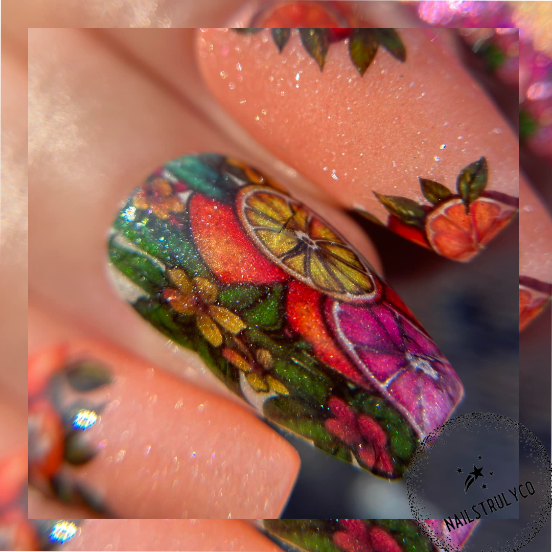 Summer Nails - Fruit Slice Nail Art Decals - Peeling Good