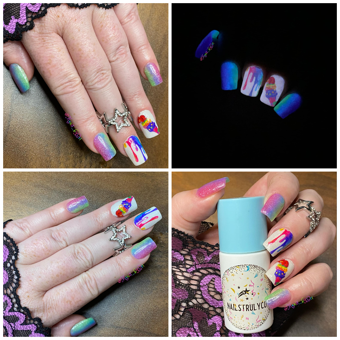 Easy Nail Art At Home -Superman Ice Cream- SS #94