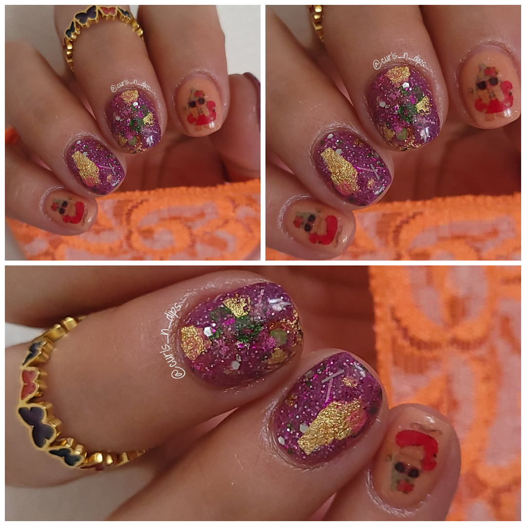 Summer Nails - Short Nail Art- Gnomes Go Wild