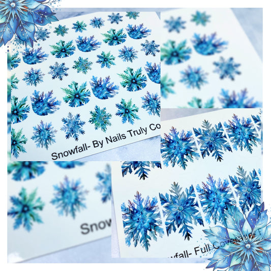Snowfall - Snowflake Decals For Nails