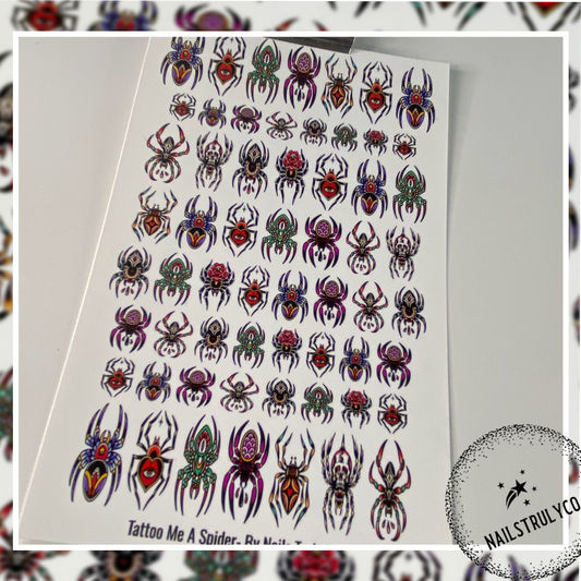 Halloween Nail Art | Tattoo Me A Spider