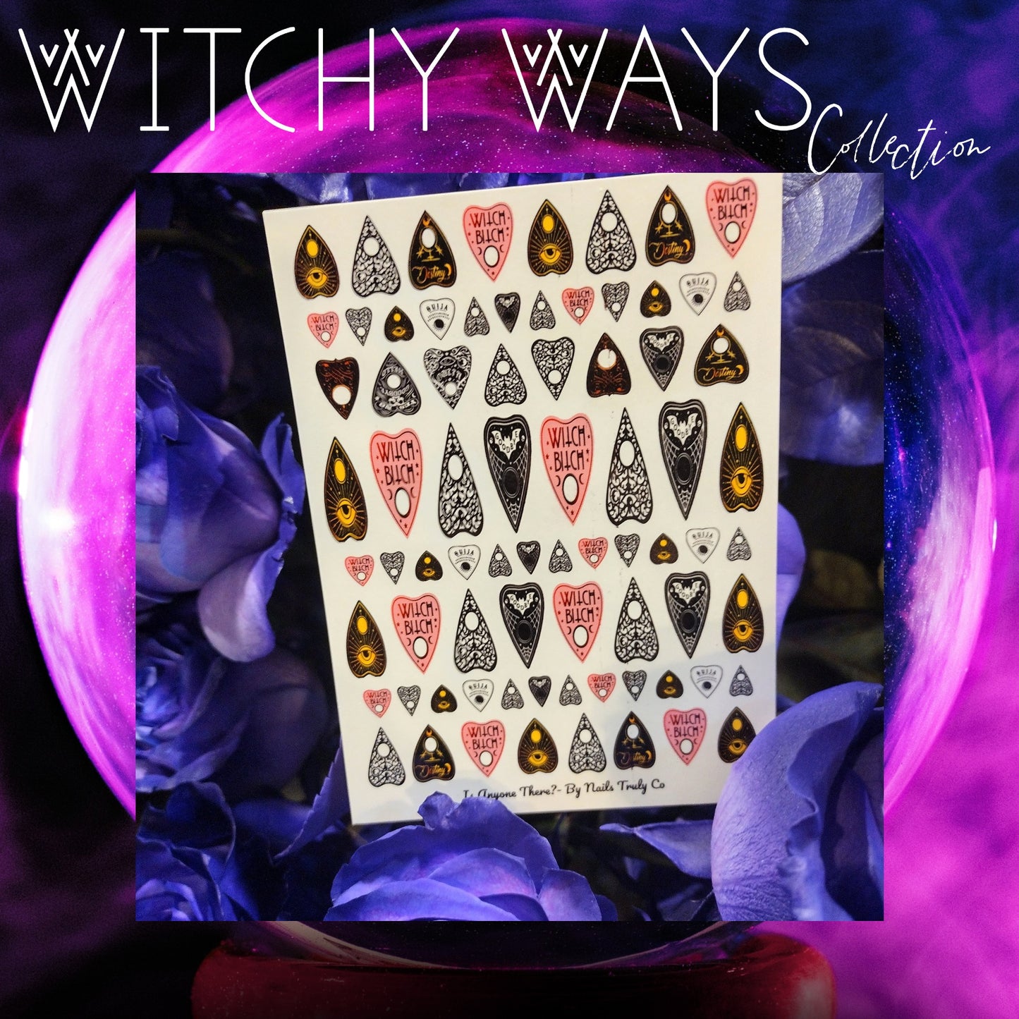 Witchy Nail Art - Is Anyone There?