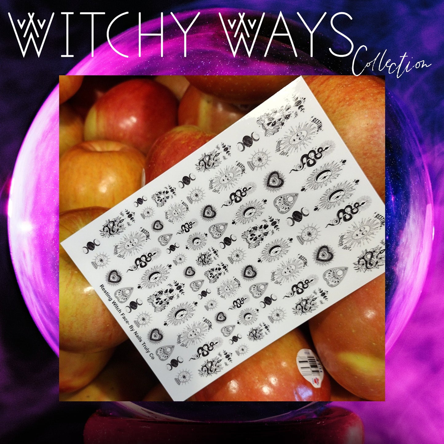 Witchy Nail Art - Resting Witch Face