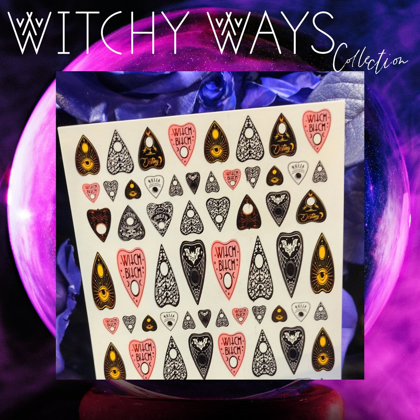 Witchy Nail Art - Is Anyone There?