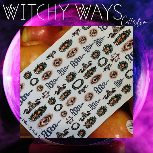 Witchy Nail Art - Medusa Vibes