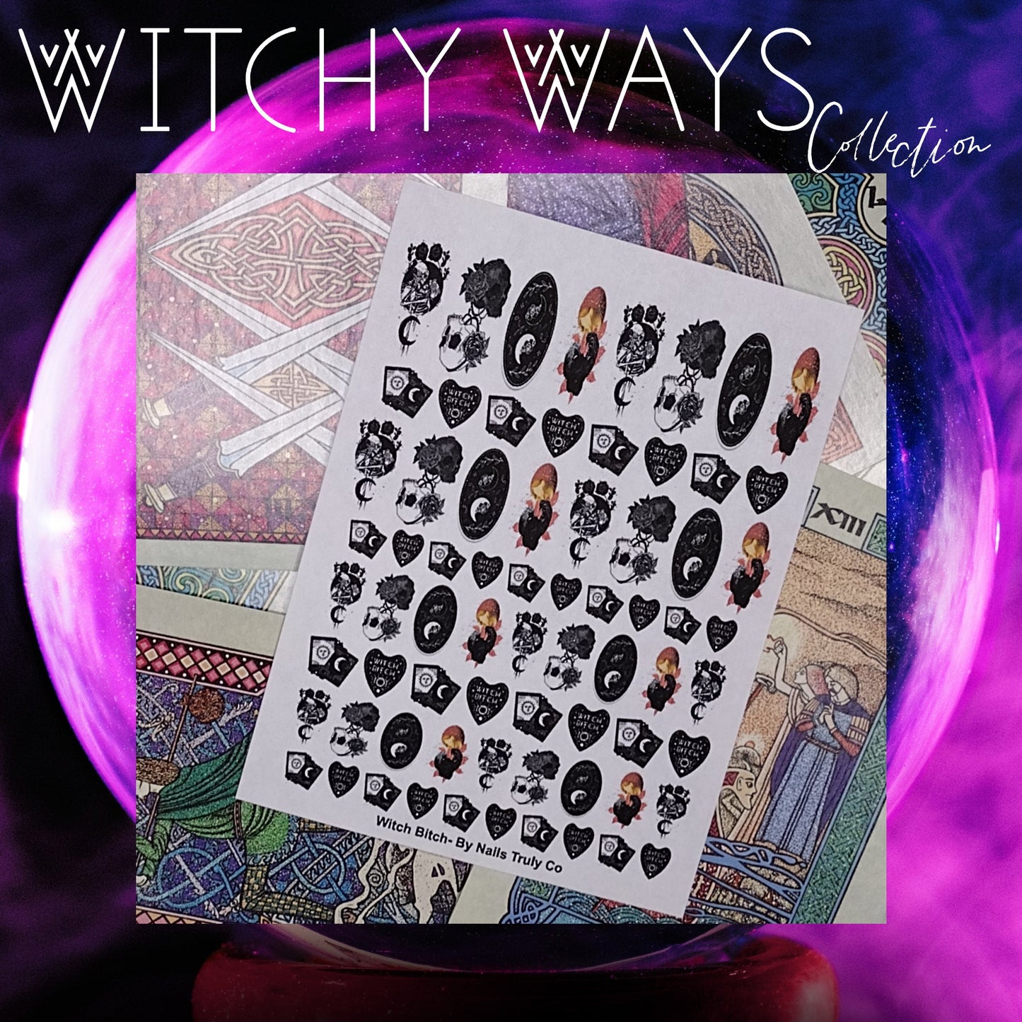 Witchy Nail Art - Witch Bitch