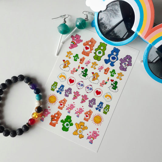 Care Bears Nails Decals