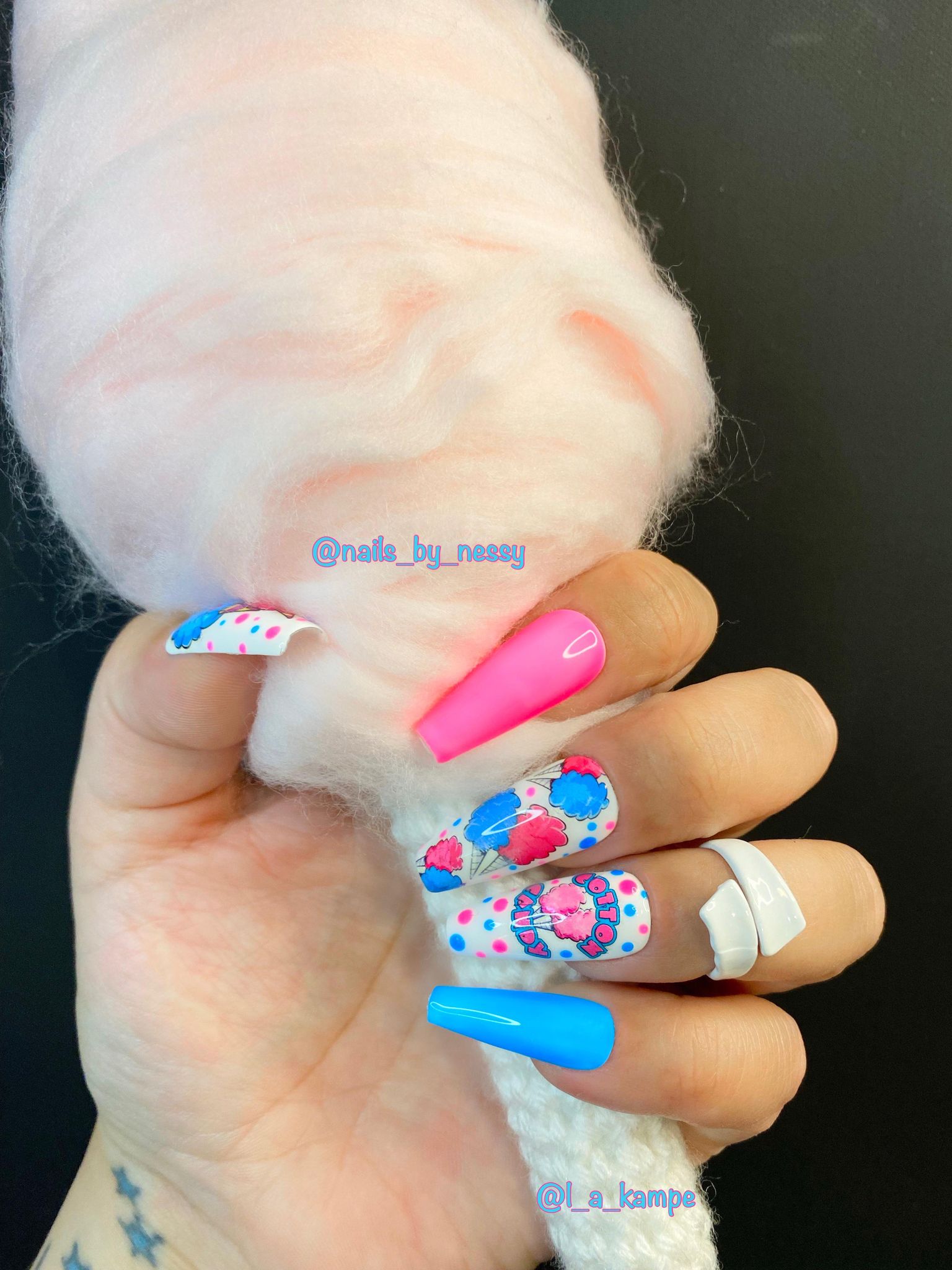 Cotton Candy DIY Nail Art – Nails Truly LLC