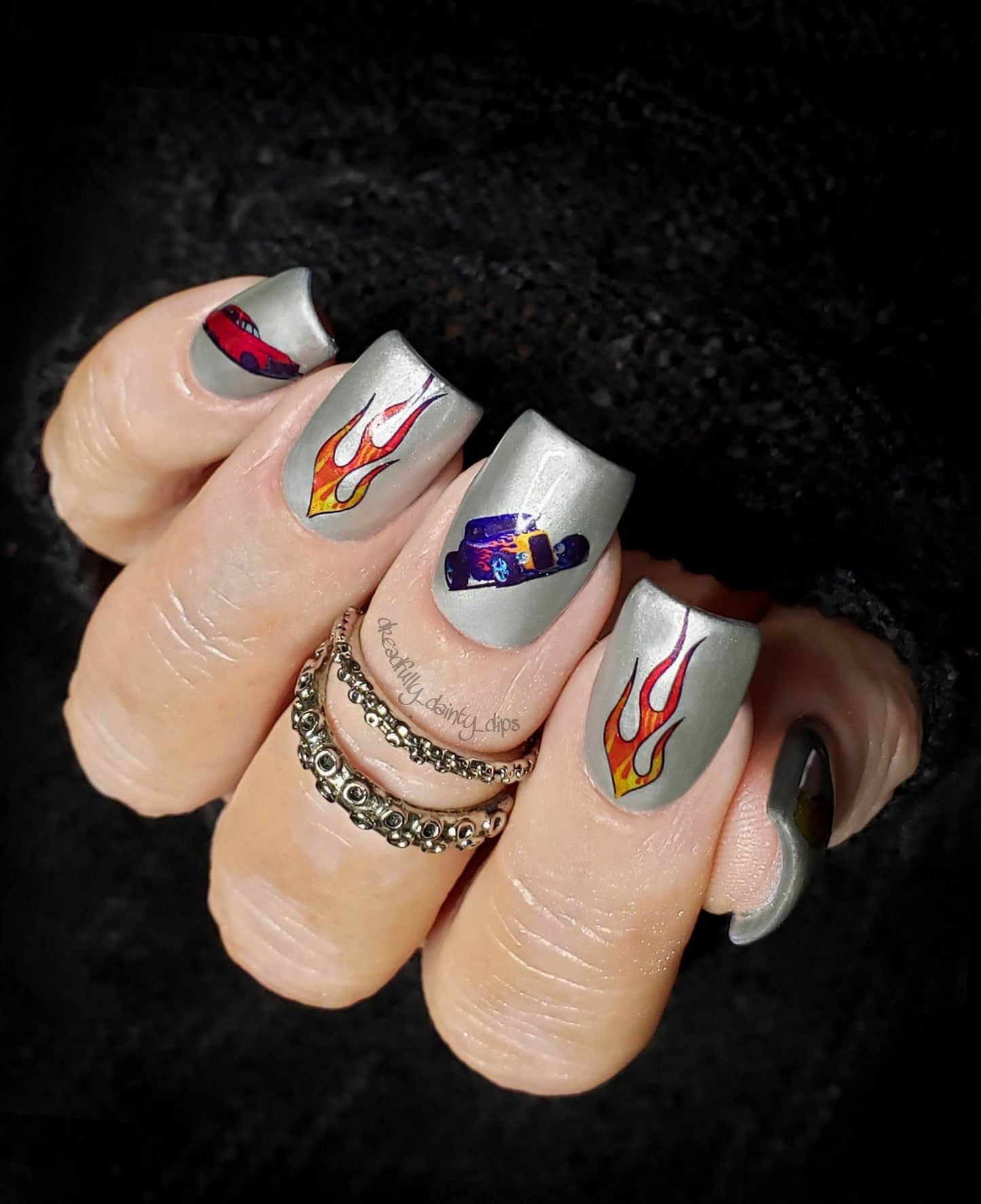Hot Rod - Vintage Cars - Decals For Nails