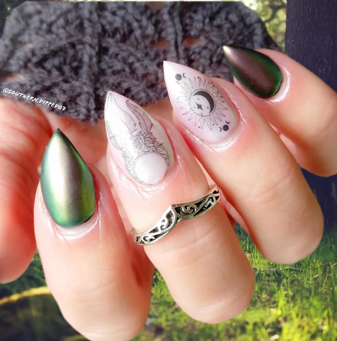 Mother's Day Nail Art - Witchy Mama