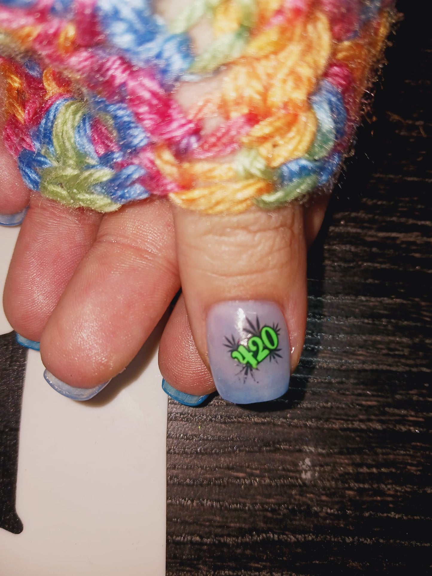 Weed, 420, DIY Nail Art