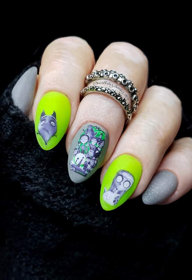 Frankenweenie Nail Art Decals- He was a great dog, a great friend