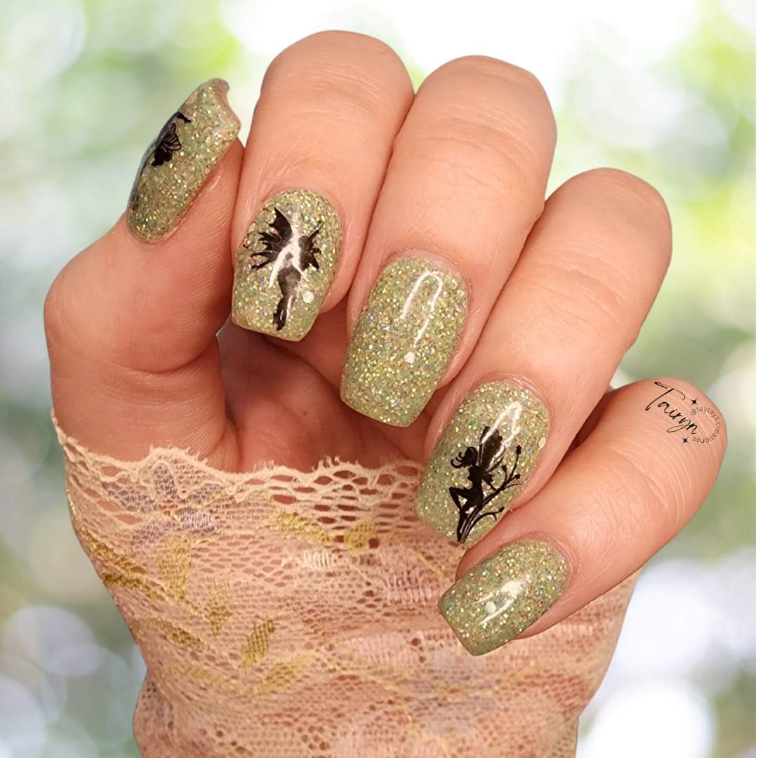 Silhouette Fairies - Decals For Nails  Art